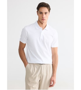 LCWAIKIKI Classic Beyaz Polo Yaka Pike Erkek Tişört