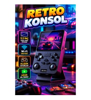 3.5 İnç 640×480 Ekranlı Wi-Fi Destekli Taşınabilir Retro Oyun Konsolu