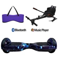 Citymate Elektrikli Kaykay Hoverboard Akıllı Denge 6.5 Inch + HoverKart + Çanta EXTREM PAKET D12