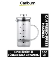 Özel Üretim Isıyı Uzun Süre Koruyan Süzgeçli Bitki Çayı Demliği Filtre Kahve French Press 350 ml