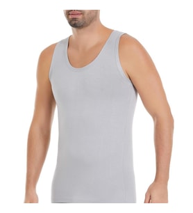 6 Adet Yıldız Erkek Bambu Atlet Gri 317
