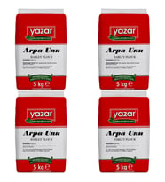 Yazar Taş Değirmende Öğütülmüş Arpa Unu 5 Kg X 4 Paket