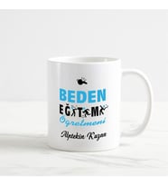 Beden Eğitimi Öğretmeni Kupa Bardak (3. Tasarım) (Beyaz)