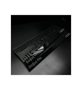 DODOPLEKSİ 3D YENİ AUDİ LOGO TAKMATİK PLEKSİ PLAKALIK