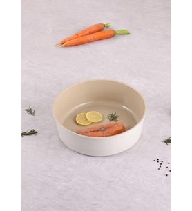 Neoflam Fika Bej Aliüminyum Döküm Yuvarlak Fırın Tepsisi 26cm