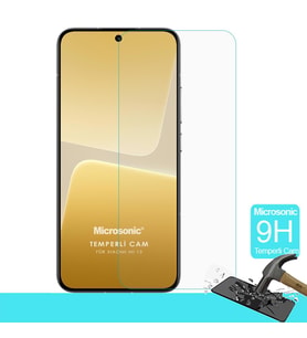 Microsonic Xiaomi Mi 13 Tempered Glass Cam Ekran Koruyucu (Renksiz)