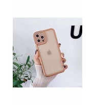 İPHONE 12 PRO MAX  UYUMLU KAMERA KORUMALI KENARLARI YALDIZLI RİO KAPAK/KILIF
