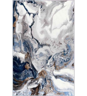 Eliana Home Baskılı, Yıkanabilir Kaymaz Taban Salon Halısı LNA0416 100x150 cm (Mavi)