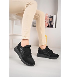 Kadın SİYAH CIRTLI SNEAKER AYAKKABI