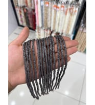 Hematit Taşı Kare Rondela Kesim Mat Gri 4x1mm Doğal Taş Dizi