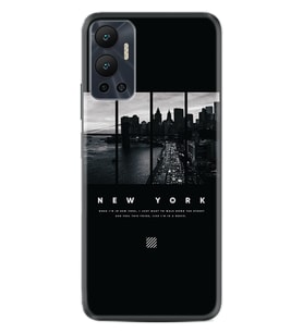 Infınix Hot 12 Kılıf Silikon Desen Özel Seri New York 1612