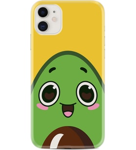 Apple iPhone 11 12 13 Mini Kılıf Desemli Silikon Avo Şekerto 1626