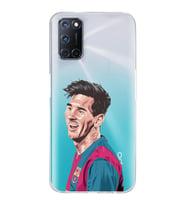 Oppo A52/A72/A92 Uyumlu Lionel Messi Tasarımlı Şeffaf Telefon Kılıfı
