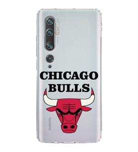 Xiaomi  Mi Note 10  Kamera Korumalı Kapak Chicago Bulls Tasarımlı Şeffaf  Kılıf