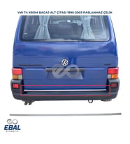 Vw T4 Multivan Caravelle Krom Bagaj Alt Çıtası 1995-2003 Paslanmaz Çelik (Gümüş)