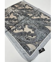 QASHKA Saten İpek Şal Etro Desen LBT0103