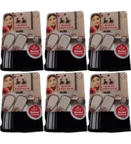 Derma Naturel Krep Kese - Siyah MS-28 (6 Lı Set)