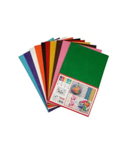 Keçe 20x30 Cm 10 Renk 180 gr K.e