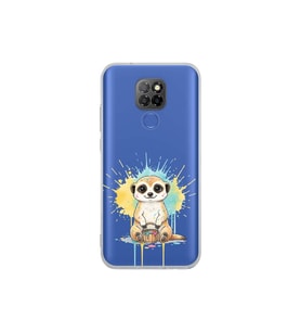 General Mobile GM 20 ile Uyumlu Splash Mirket Tasarımlı Şeffaf Silikon Kılıf