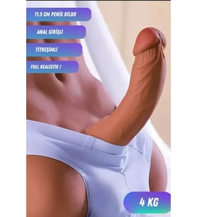 Ultra Realistik anl Girişli ve Dildolu Tireşimli Erkek Kalça Mastürbatör 4 Kg