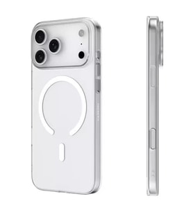 İphone 17 Pro Max Uyumlu Kılıf Kablosuz Şarj Destekli Şeffaf Silikon Kapak
