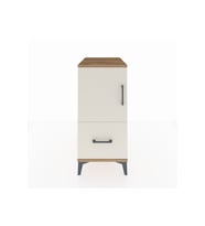 Kronos Komodin 2 Raflı Tek Çekmeceli Tek Kapaklı 44x59x96 Çam-Aytaşı