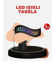 Kayan Yazı Destekli Rgb Led Reklam Paneli Usb İle Kolay Kurulumlu