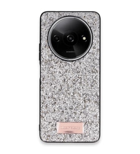 Onegif Xiaomi Redmi A3 4g Bright Simli Kapak - Gümüş
