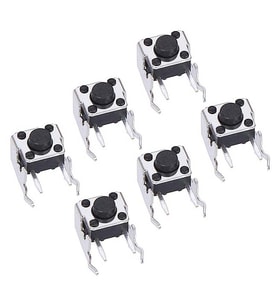 6 Adet XBOX 360 LB RB İç Buton Tetik Tuşu Switch Bumper Button XBOX 360 Kol Tamir Yedek Parça (Gri)