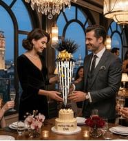 Koni Club Modern Erkek Hediye Konisi 25– Papyonlu & Deri Aksesuar Seti