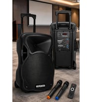 Lastvoice LS-P1912EE Portatif Taşınabilir Mikrofonlu Seyyar Ses Sistemi 12 İNÇ 800 WATT