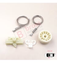 Fiat Abarth Punto Grande Evo MK3 199 2005-2024 51723316 İçin Elektrikli Ön Sol Cam Kriko Tamir Seti