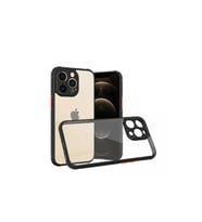 Apple iPhone 13 Pro Kılıf Miami Şeffaf Silikon - Siyah