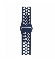 Watch Mavi-Beyaz Nike Kordon 42-44 mm Esnek Silikon Delikli Şık Tasarım