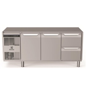 Electrolux Professional Tezgah Tipi Derin Dondurucu, -22°/-15°c, Dijital, Tropikal - 440 Lt, 4 Kapılı, 1/2 Çekmeceli, Aısı 304, R290 EH3KBBAA