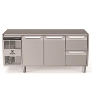 Electrolux Professional Tezgah Tipi Derin Dondurucu, -22°/-15°c, Dijital, Tropikal - 440 Lt, 4 Kapılı, 1/2 Çekmeceli, Aısı 304, R290 EH3KBBAA