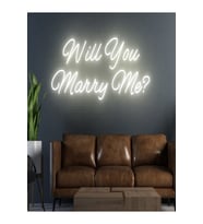 Will You Marry Me? Yazılı Neon Tabela