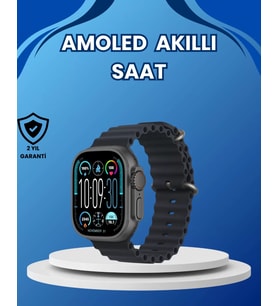 Amoled Akıllı Saat 15 Gün Batarya Güçlü Ekran