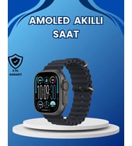 Amoled Akıllı Saat 15 Gün Batarya Güçlü Ekran