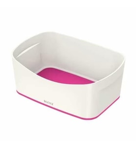 Leitz 5257 MyBox Pembe Beyaz Masaüstü Saklama Kutusu