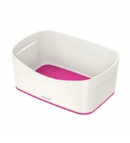 Leitz 5257 MyBox Pembe Beyaz Masaüstü Saklama Kutusu
