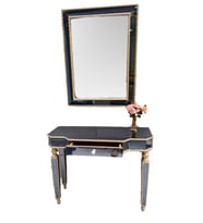 Dresuar 14338 HAYAL Çekm Geniş tabla Gold Cam Ayna Kaplama ayak nakış ayna Elyapı