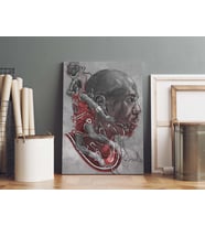 Michael Jordan Kanvas Tablo 40x55cm NBA Poster