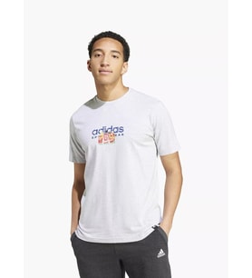 adidas Men's Codes Linear Graphic T-Shirt  OE