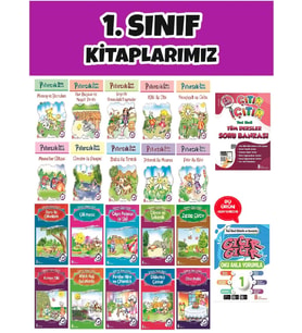 Ata 1.Sınıf 2.Dönem Yeni Nesil Sorularla Çıtır Çıtır Soru Bankası + 20 li Okuma Hikaye Seti