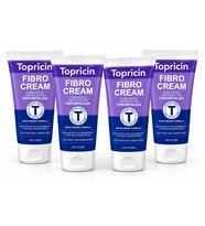 Topricin Fibro Cream 50 ml Nemlendirici Cilt Bakım Kremi x4