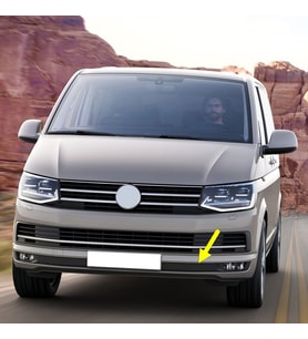 VW Caravelle 2016-2019 Ön Tampon Sol Sis Farı Çerçevesi 7E0807489D