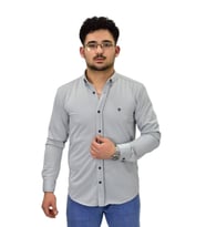 Erkek Spor Silim Fit Uzun Kol Gömlek BGL-ST04484 (Gri)