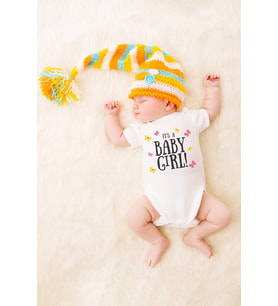 Kız Bebek It's A Baby Girl ! Baskılı Body Zıbın