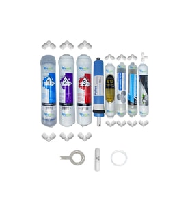 PWS Kapalı Kasa Su Arıtma  STD 8li Pallas mebran B12 Alkali+mineral+detox+gümüş iyon tatlandırıcı